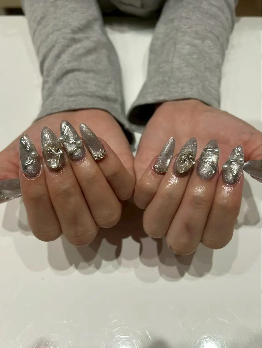 セミロング ハンドネイル Ashliy大宮♡ アシュリーのネイルデザイン