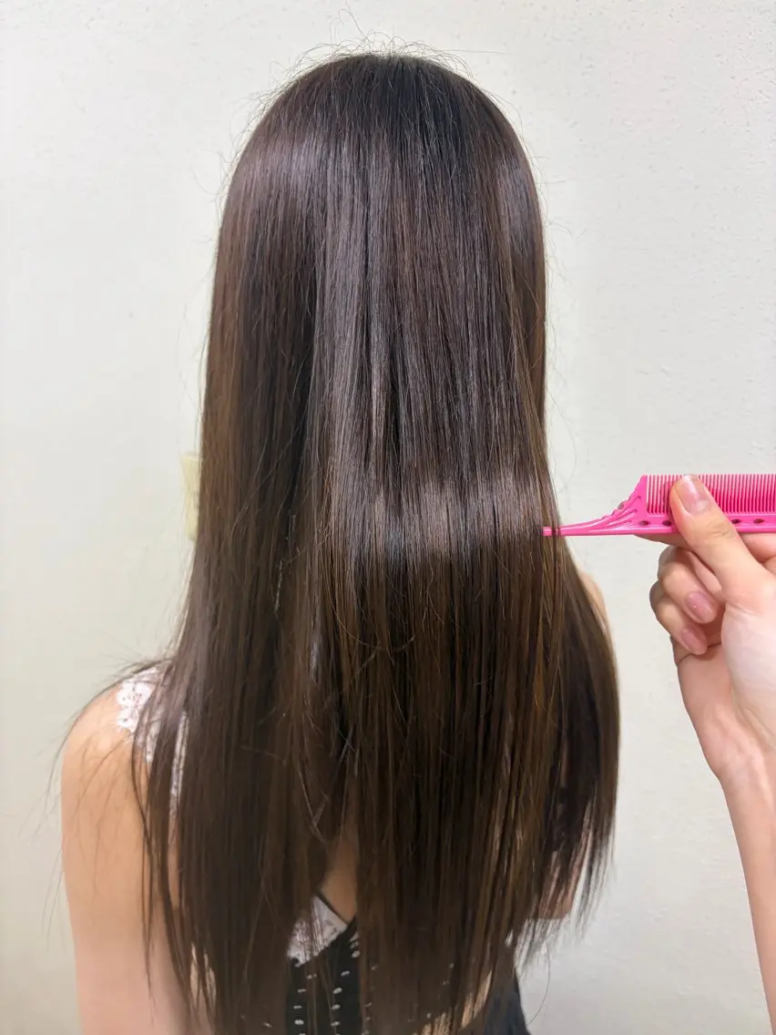 ロング カラー 透明感カラー ヘアカラー カラーモデル募集中 🧡/ ハナのヘアスタイル