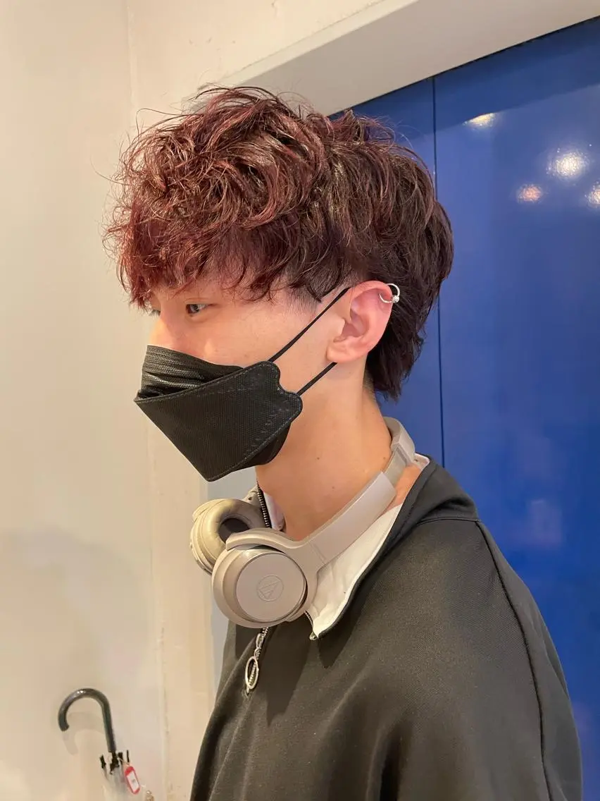 【Men's限定】カット+艶カラー+パーマ+トリートメントの写真