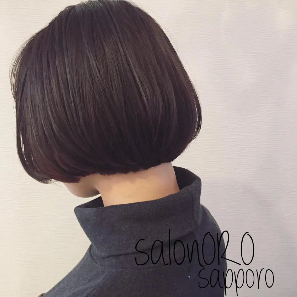 ショート カラー ブリーチ ボルドーカラー ハイライトカラー インナーカラー ブリーチなしカラー 池田 真由美のヘアスタイル