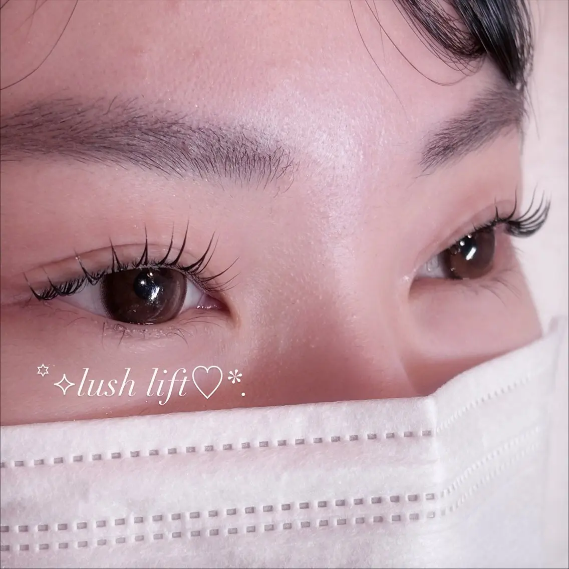 まつ毛パーマ / アイシャンプー&美容液束感仕上げ付き*.+ﾟの写真