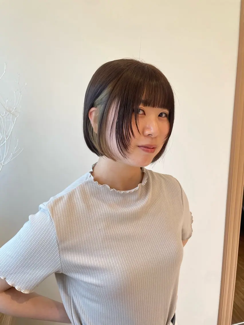 ショート カラー カット トリートメント Osoko Hiyoriのヘアスタイル