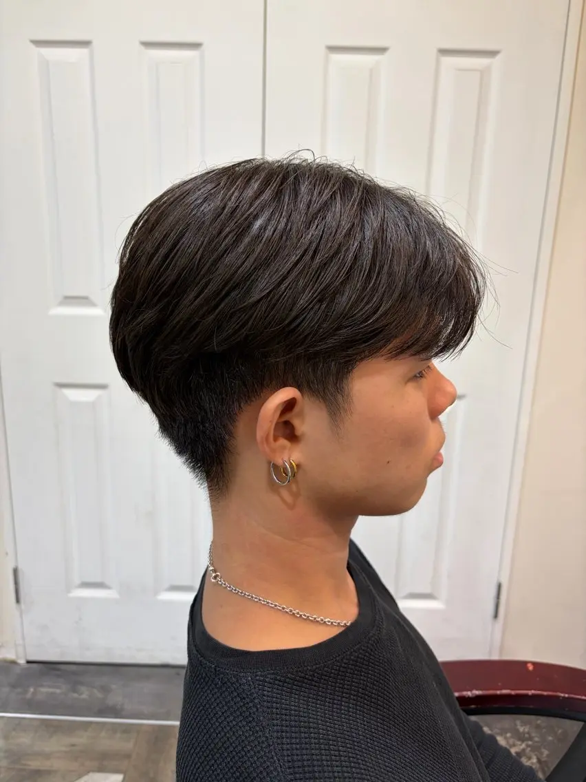 ショート 縮毛矯正 カット無料　・ 市来柊太郎のヘアスタイル