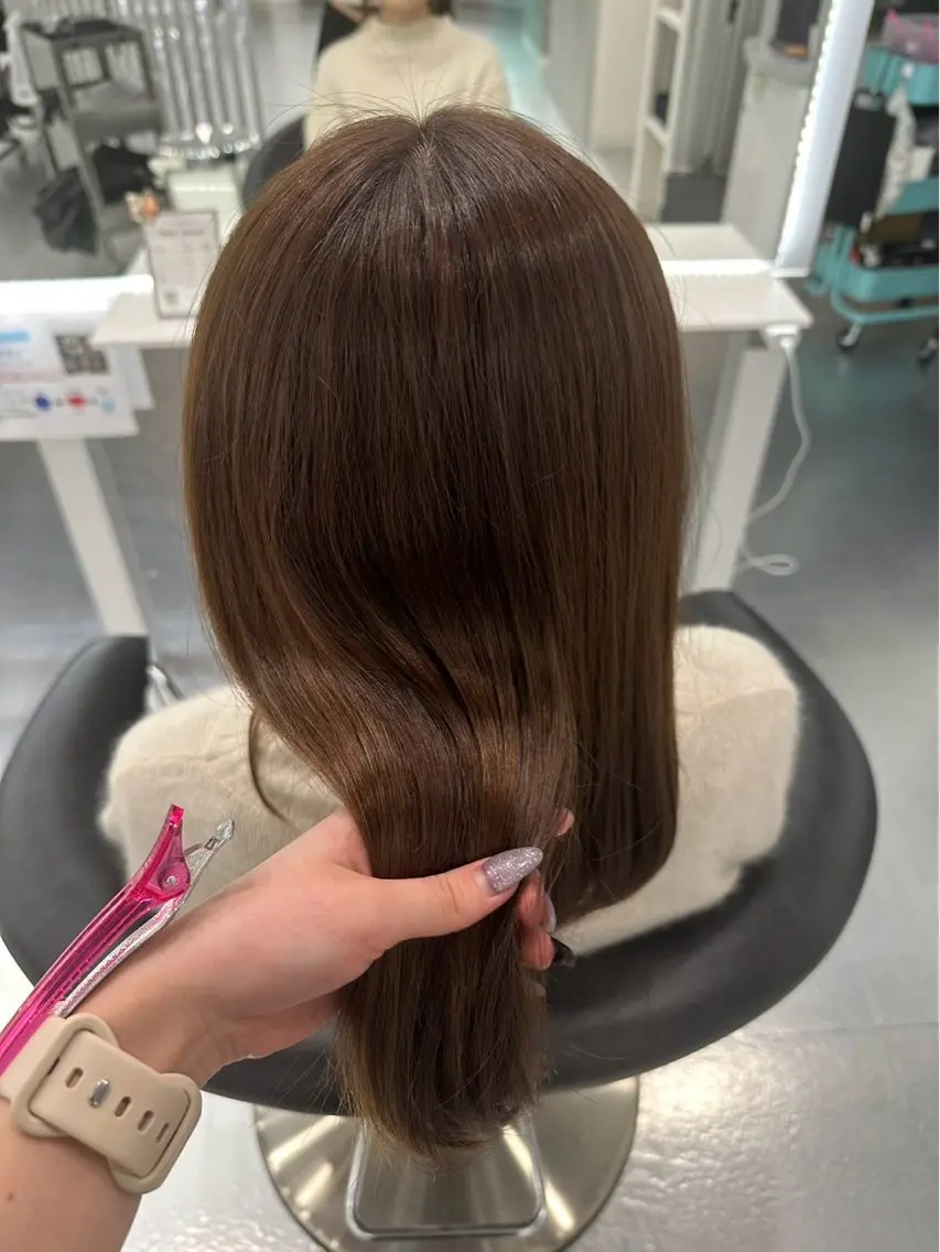 ミディアム カラー みな .share天王寺のヘアスタイル