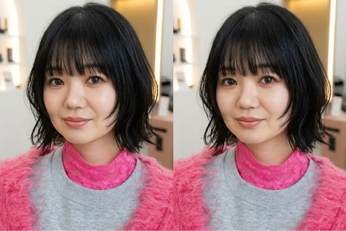 ショート ショート/ボブ レイヤー/チヨノのヘアスタイル