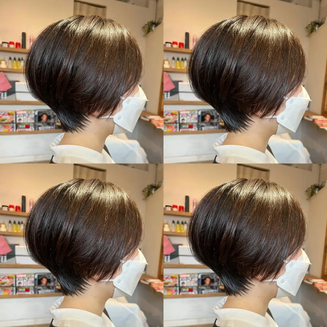 ショート カラー カット ヘアカラー トリートメント レイヤー×艶髪特化 マネージャー安藤光司のヘアスタイル