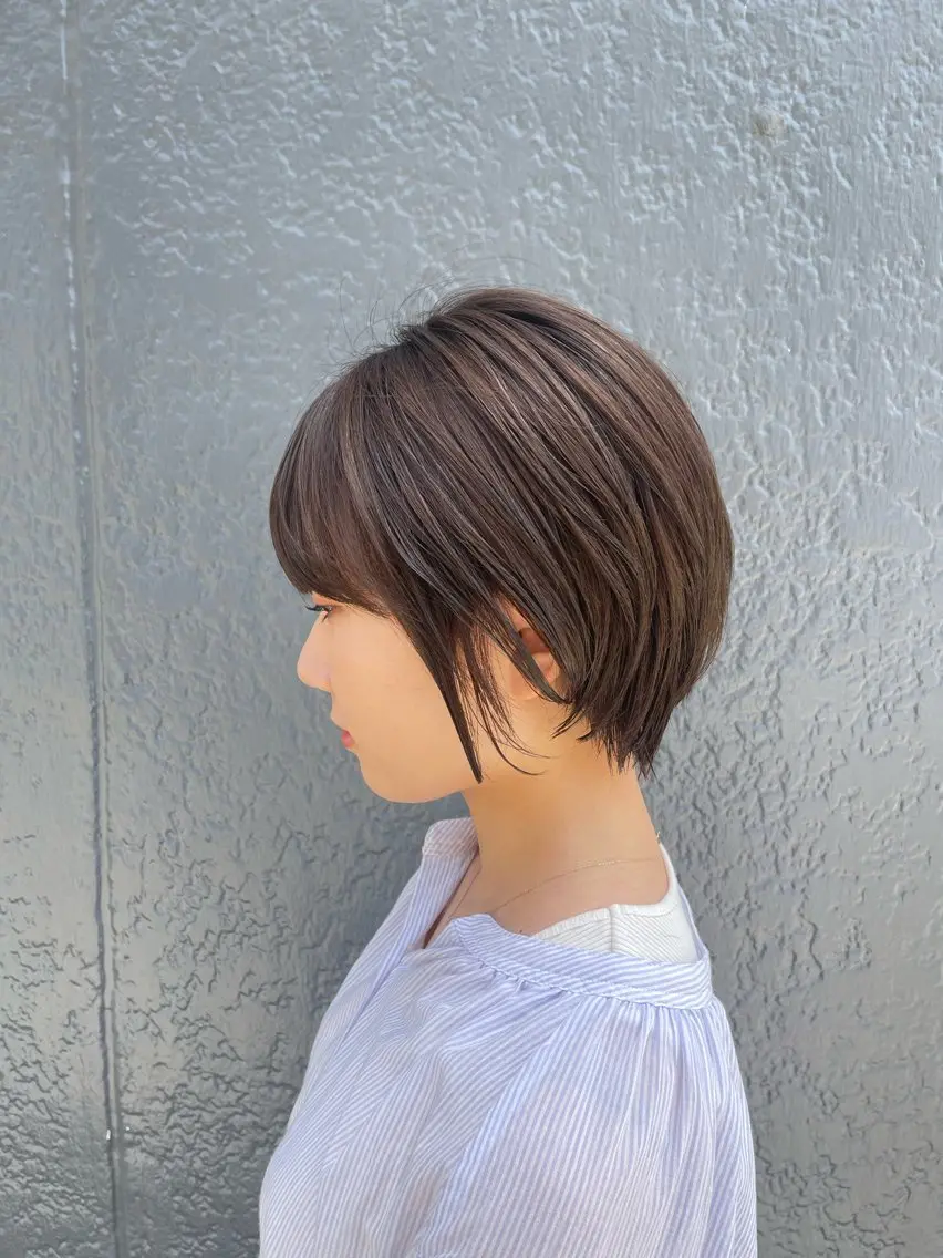 ショート カット ヘアカラー せ らのヘアスタイル