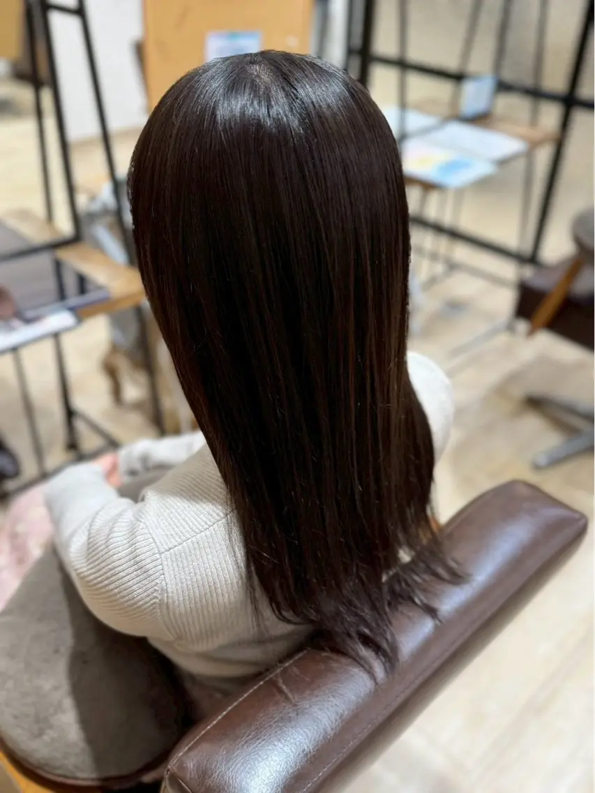 ミディアム ヘアカラー トリートメント 神谷 あいりのヘアスタイル