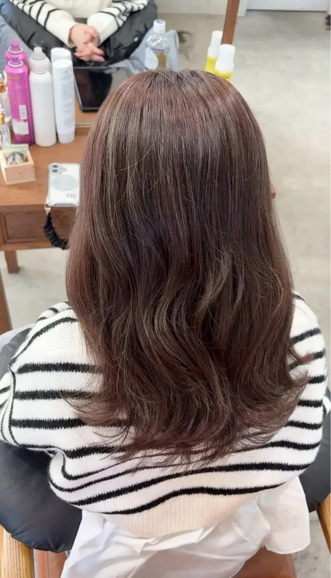 セミロング カット ヘアカラー トリートメント SONO 【一宮】のヘアスタイル