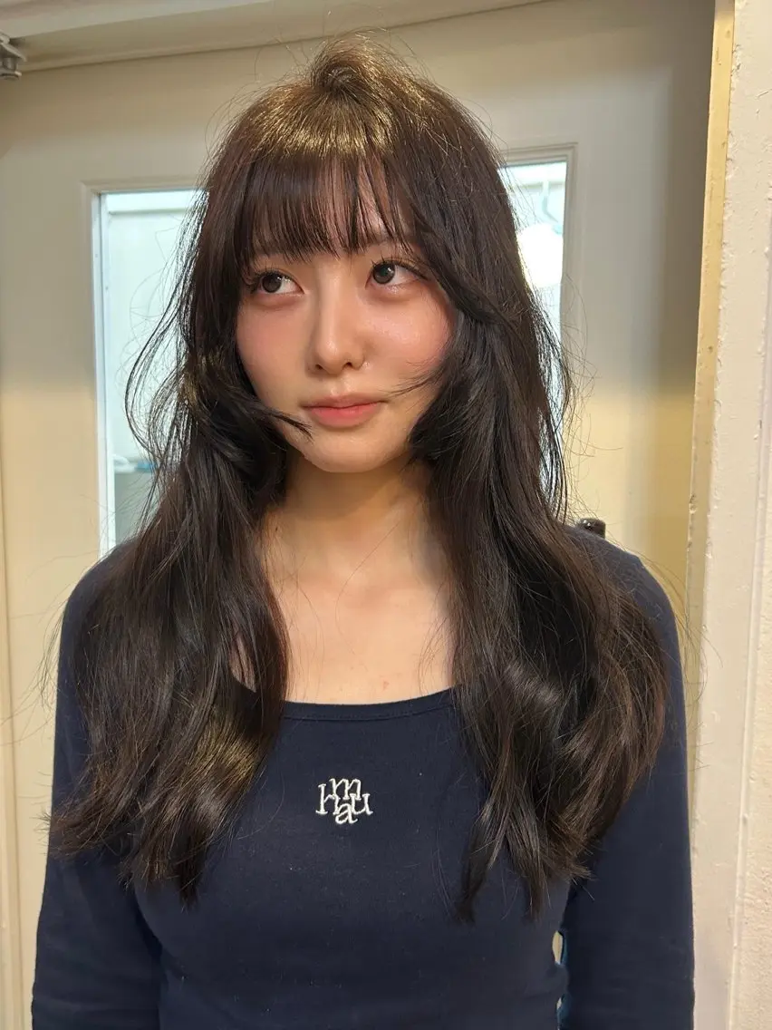ロング カラー 透明感カラー/渋谷 chisaのヘアスタイル