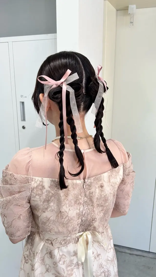 ヘアアレンジ ヘアセット GiseL ハイトー ンSa_ya🎀のヘアスタイル