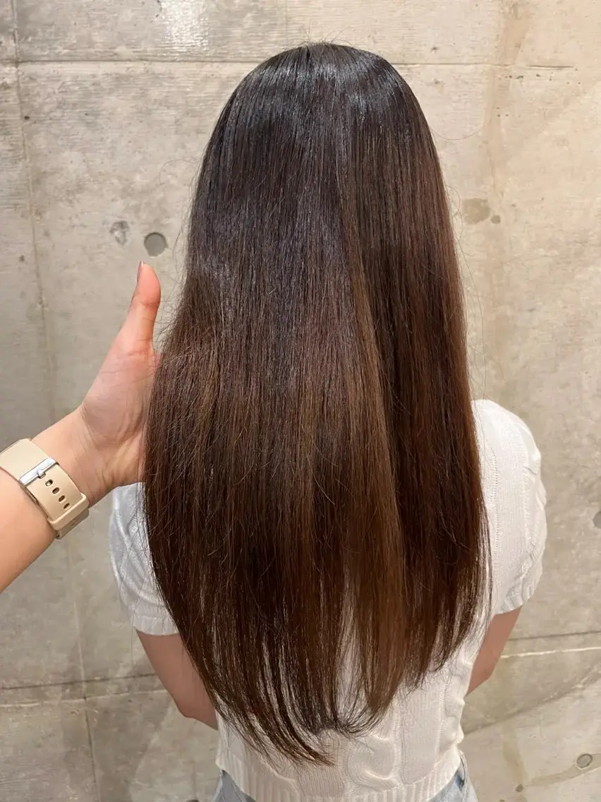 ロング カラー トリートメント «料金🆓カット モデル»キリ🌿のヘアスタイル
