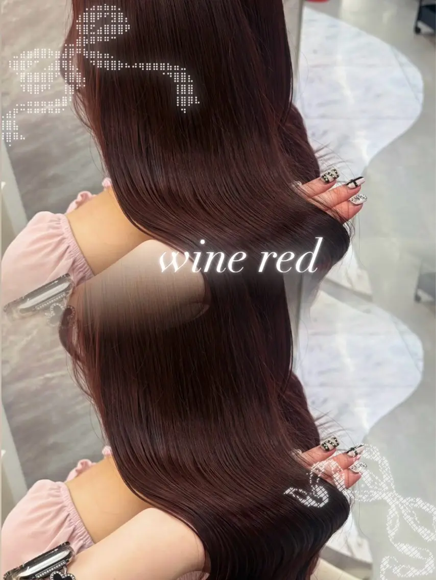 ロング カラー ヘアアレンジ メンズ メンズブリーチ ブリーチ ブリーチなしカラー レッドカラー ヘアカラー 🩶透明感カラー 池袋/mei🩶のヘアスタイル