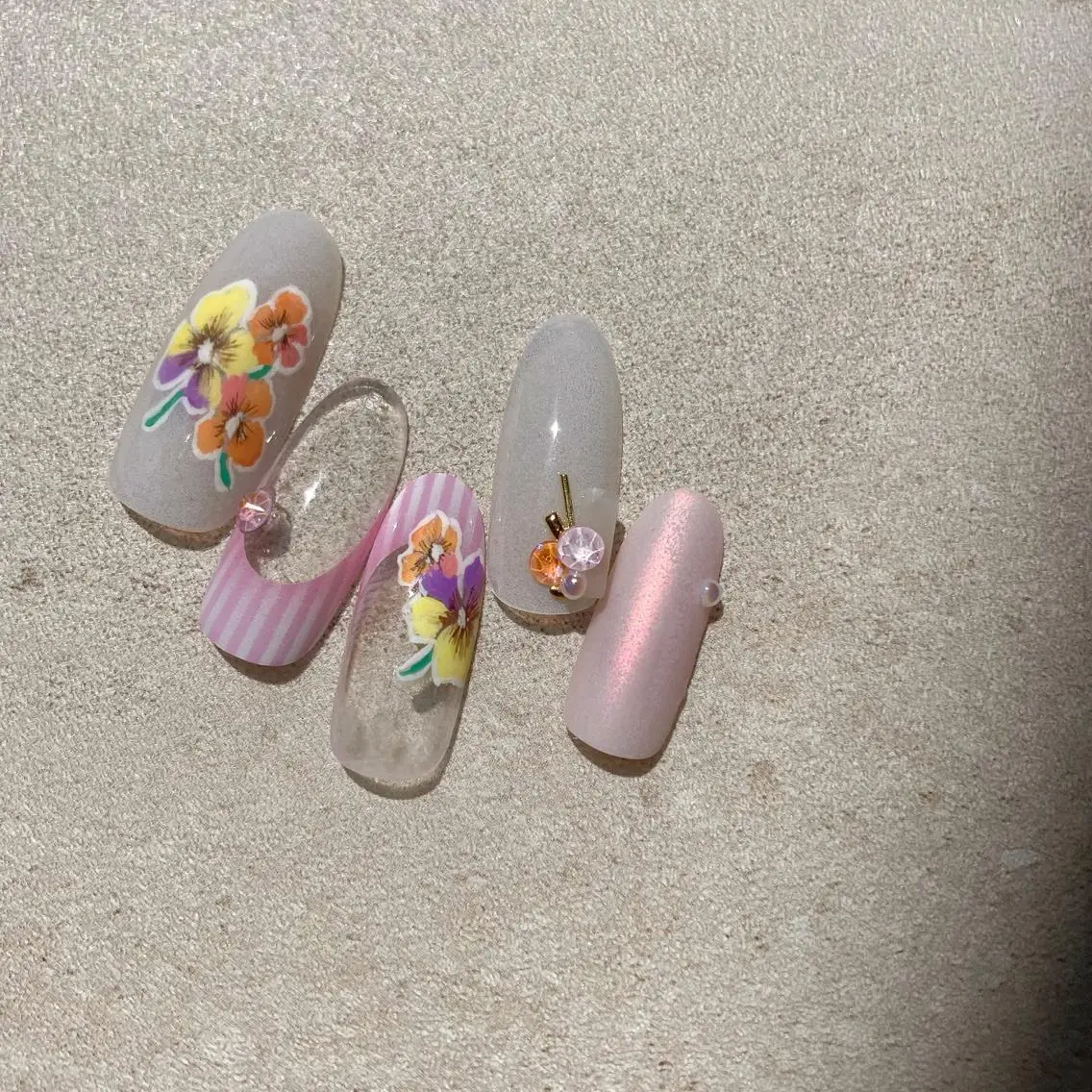 ネイル アートネイル フラワーネイル Faire MIKIのネイルデザイン