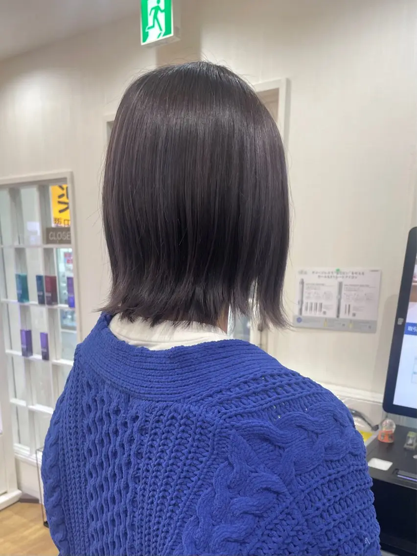 ミディアム カラー ハイライトカラー ラベンダーカラー ハイライト ヘアカラー 💖ダブルカラー/ ヘアセット/晴香💖のヘアスタイル