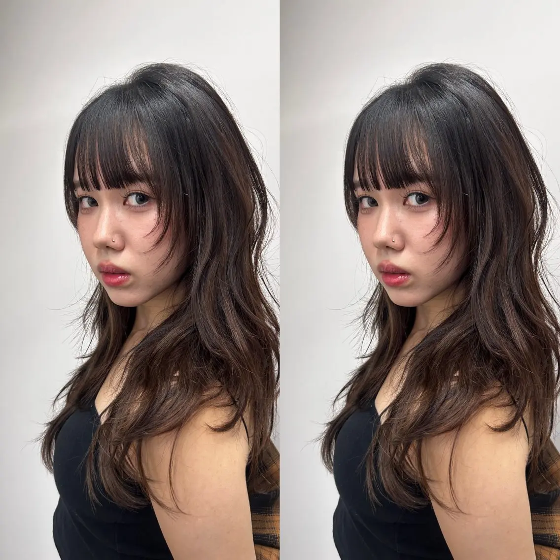 ショート カラー レイヤーカット 小顔カット 盛れる艶カラー× レイヤーカット/咲来のヘアスタイル
