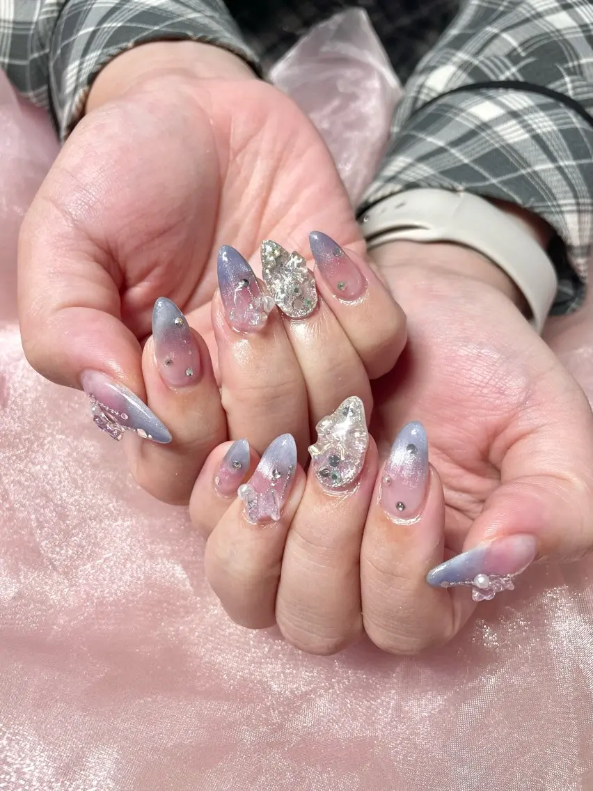 ネイル 長さ出し ハンドネイル RUMI nailのネイルデザイン