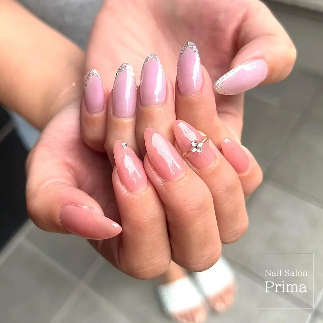 セミロング ネイル SalonPrima 西院Nail&Eyeのネイルデザイン