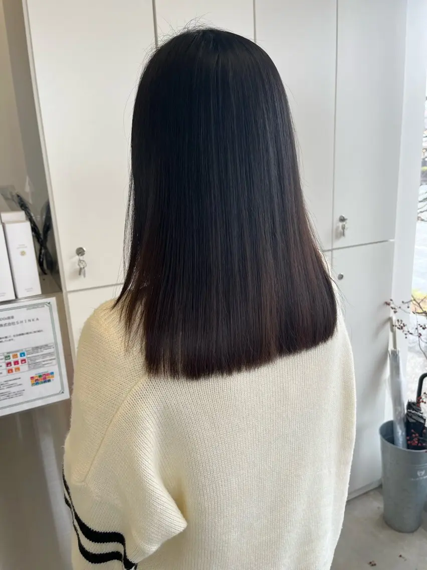 ロング 髪質改善 トリートメント YUIMARL岡山店 YUNOKA🦋🫧のヘアスタイル