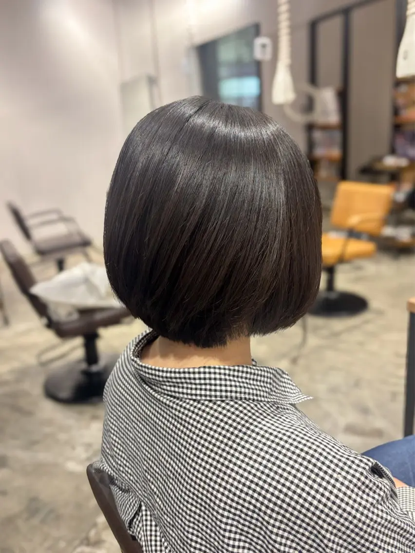 ショート ショートボブ ボブ ショートヘア はっとり ななせのヘアスタイル