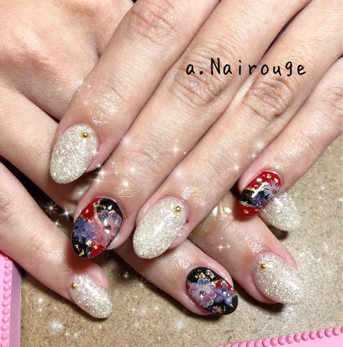 ネイル 成人式 Nail salon REIRISのネイルデザイン
