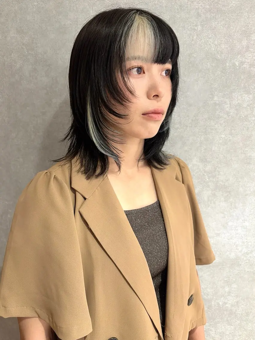 ミディアム ヘアカラー 🕊髪質改善 ストレート🕊まいのヘアスタイル