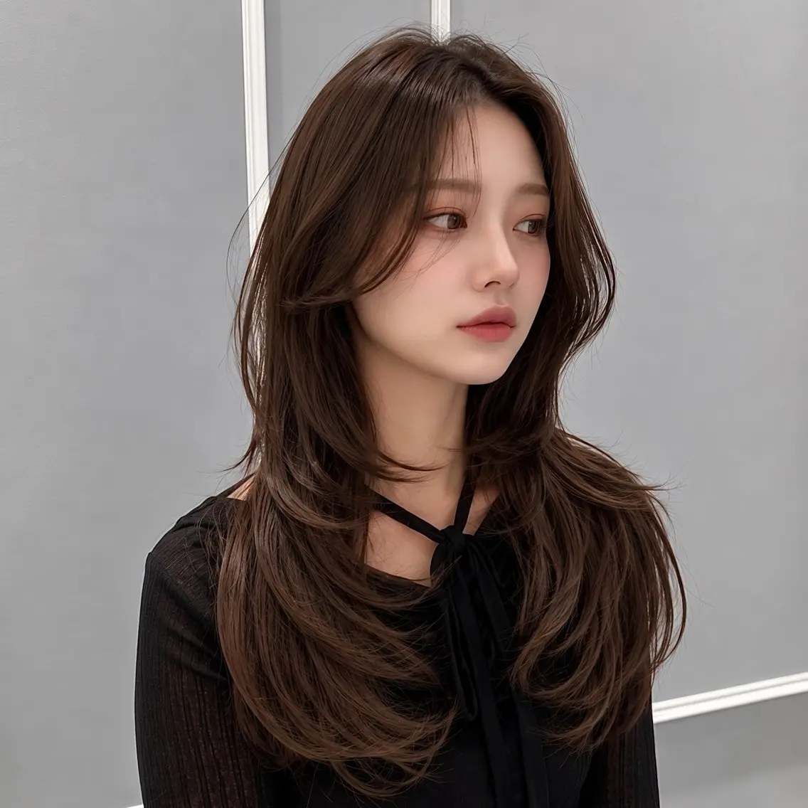 ロング カラー 丸山 優心のヘアスタイル