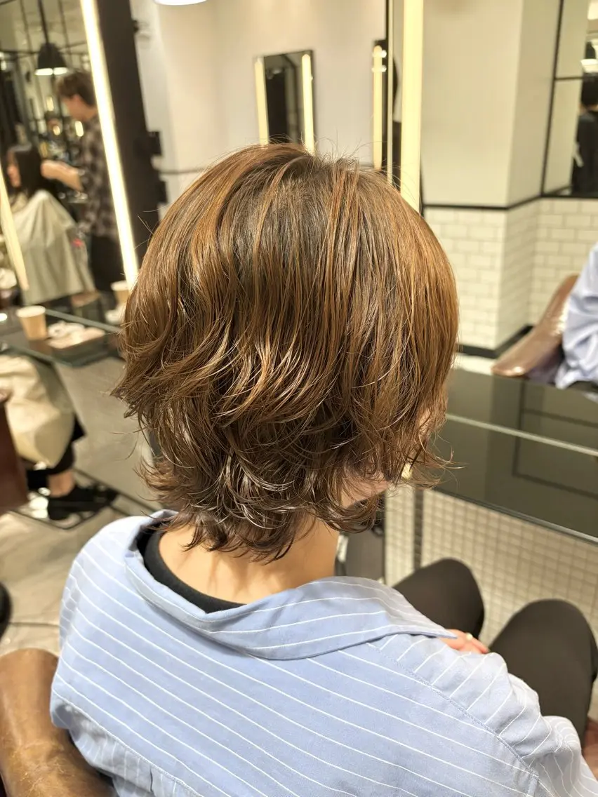ショート パーマ MINX 野村実莉 カット/パーマのヘアスタイル