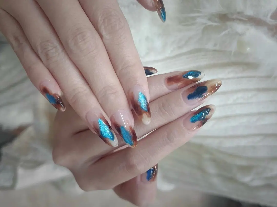ネイル アートネイル フラワーネイル フットネイル ジェルネイル マグネットネイル Babarla Nailのネイルデザイン