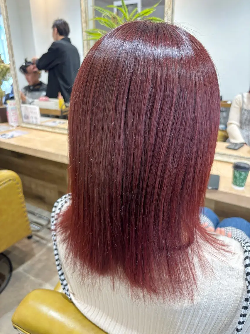カラー ヘアカラー トリートメント beauty beast防府店のヘアスタイル
