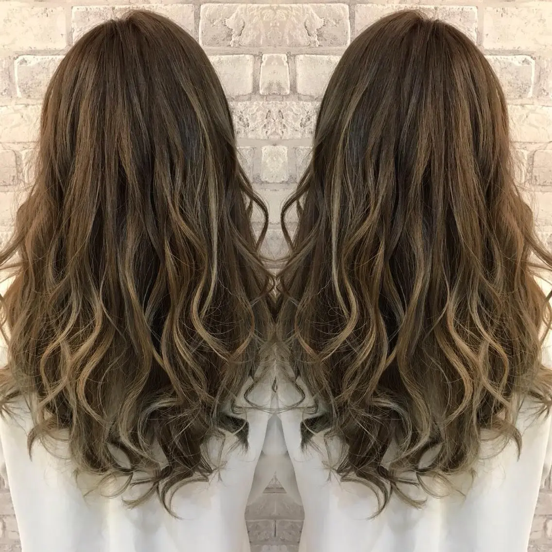 ロング カラー EARTH 越谷店のヘアスタイル