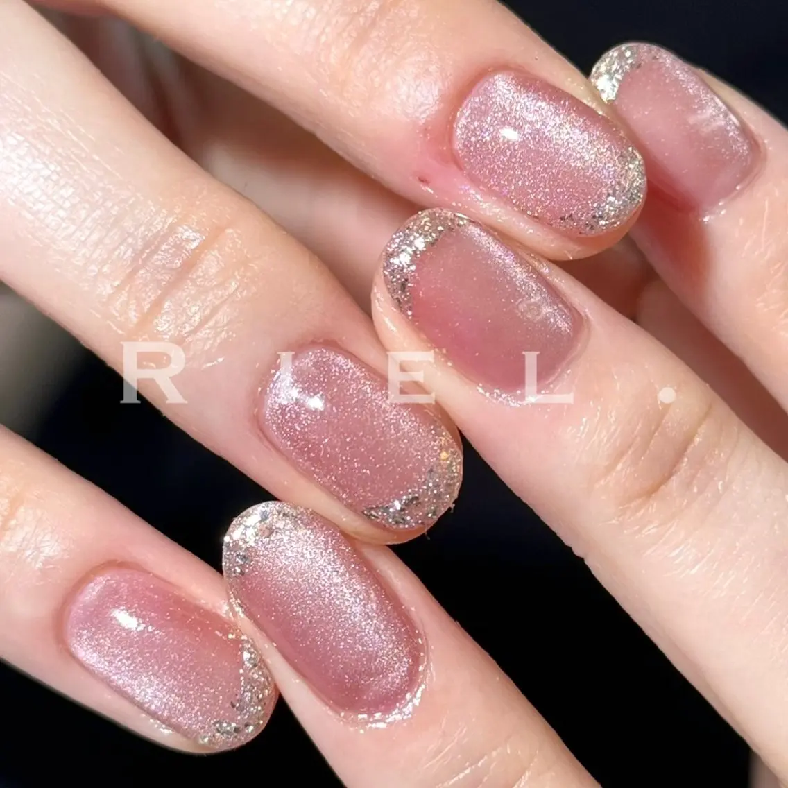 ネイル モチの良さ◉ フィルインネイル♡のネイルデザイン