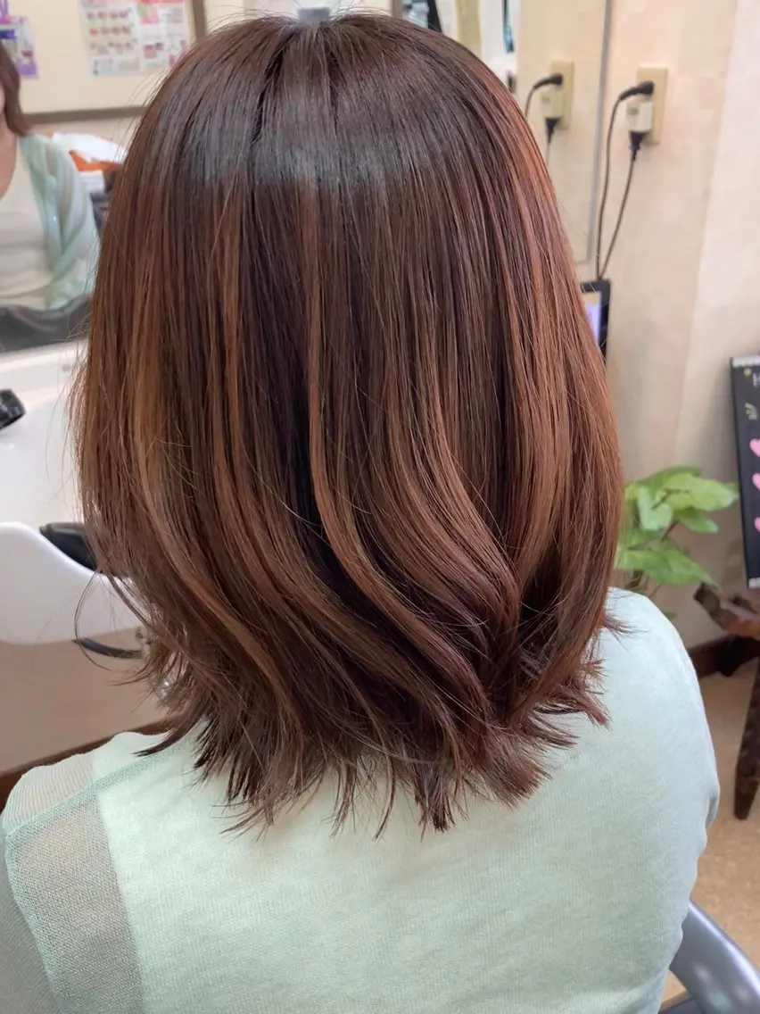 ミディアム 石塚 浩のヘアスタイル