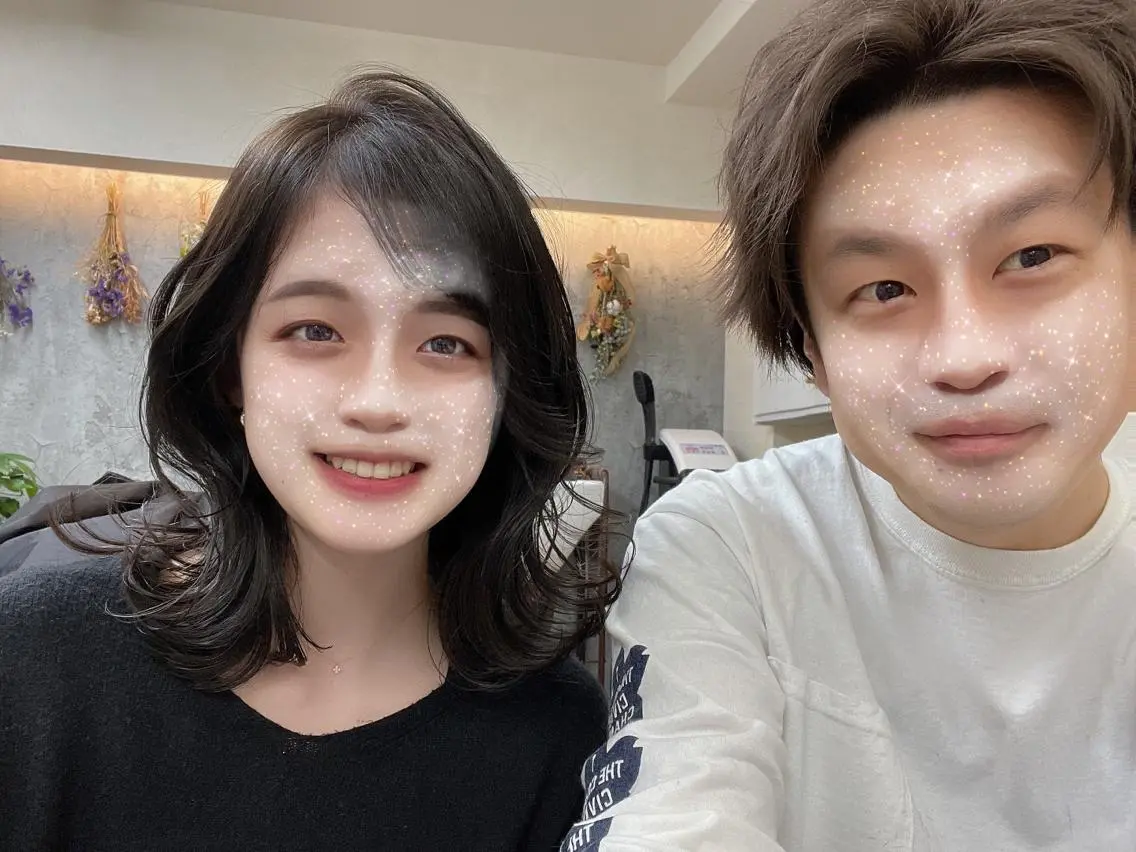 ミディアム カラー TOWA 野村　コウダイのヘアスタイル