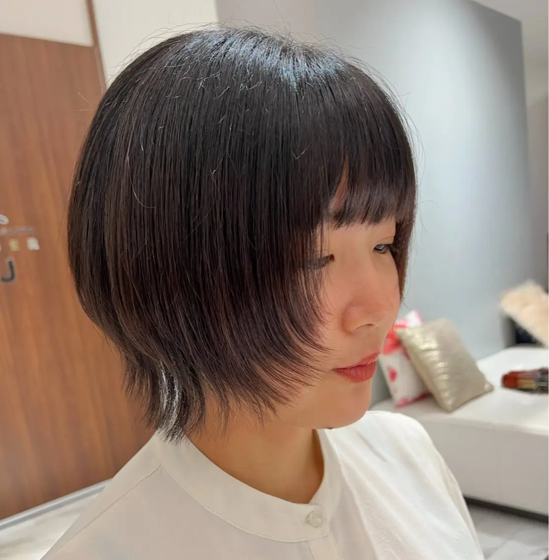 《🌸minimo限定クーポン💐》似合わせカット（シャンプーブロー込み）【田原本店】の写真