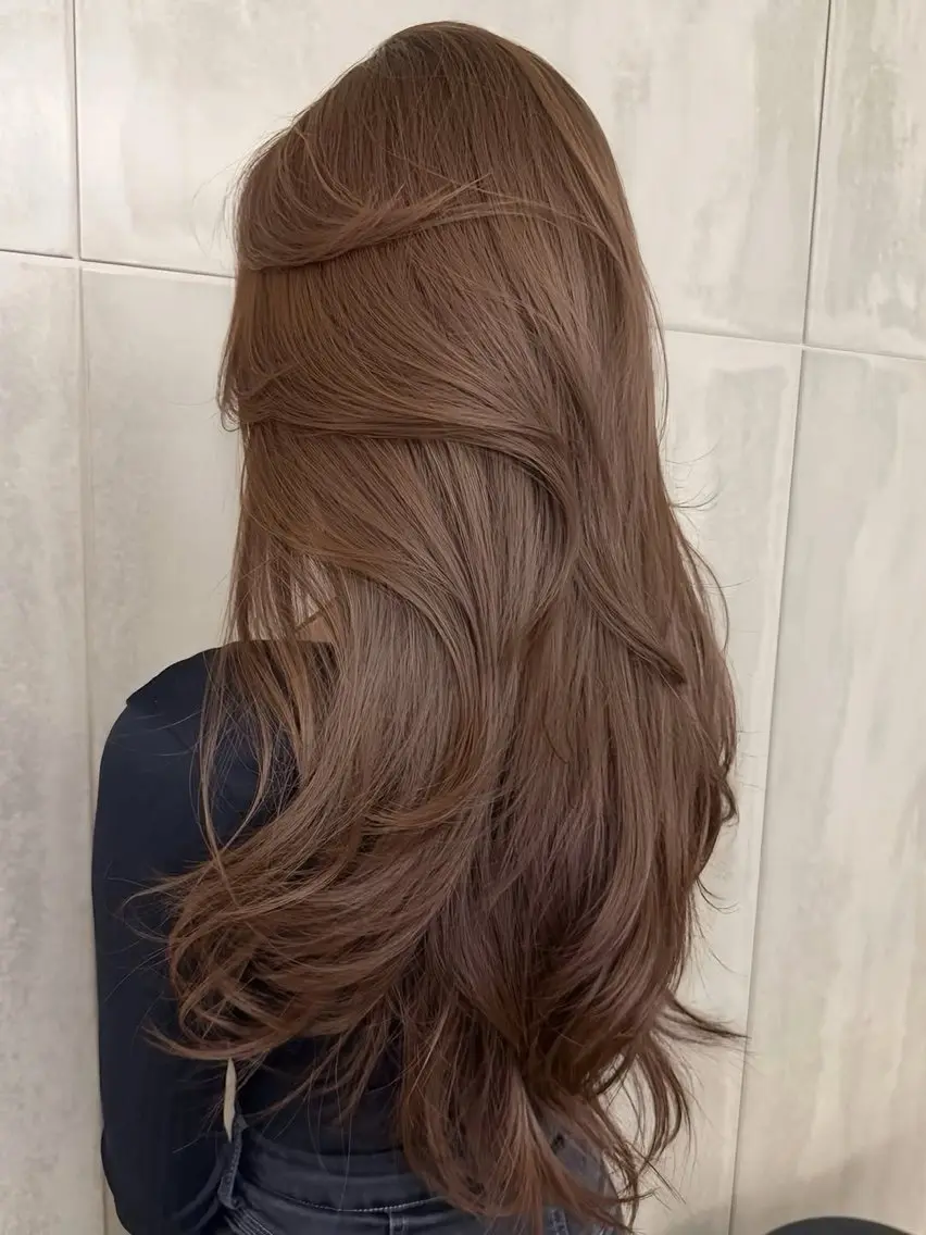 ロング カラー 似合わせスタイル 表参道🌿ちえのヘアスタイル