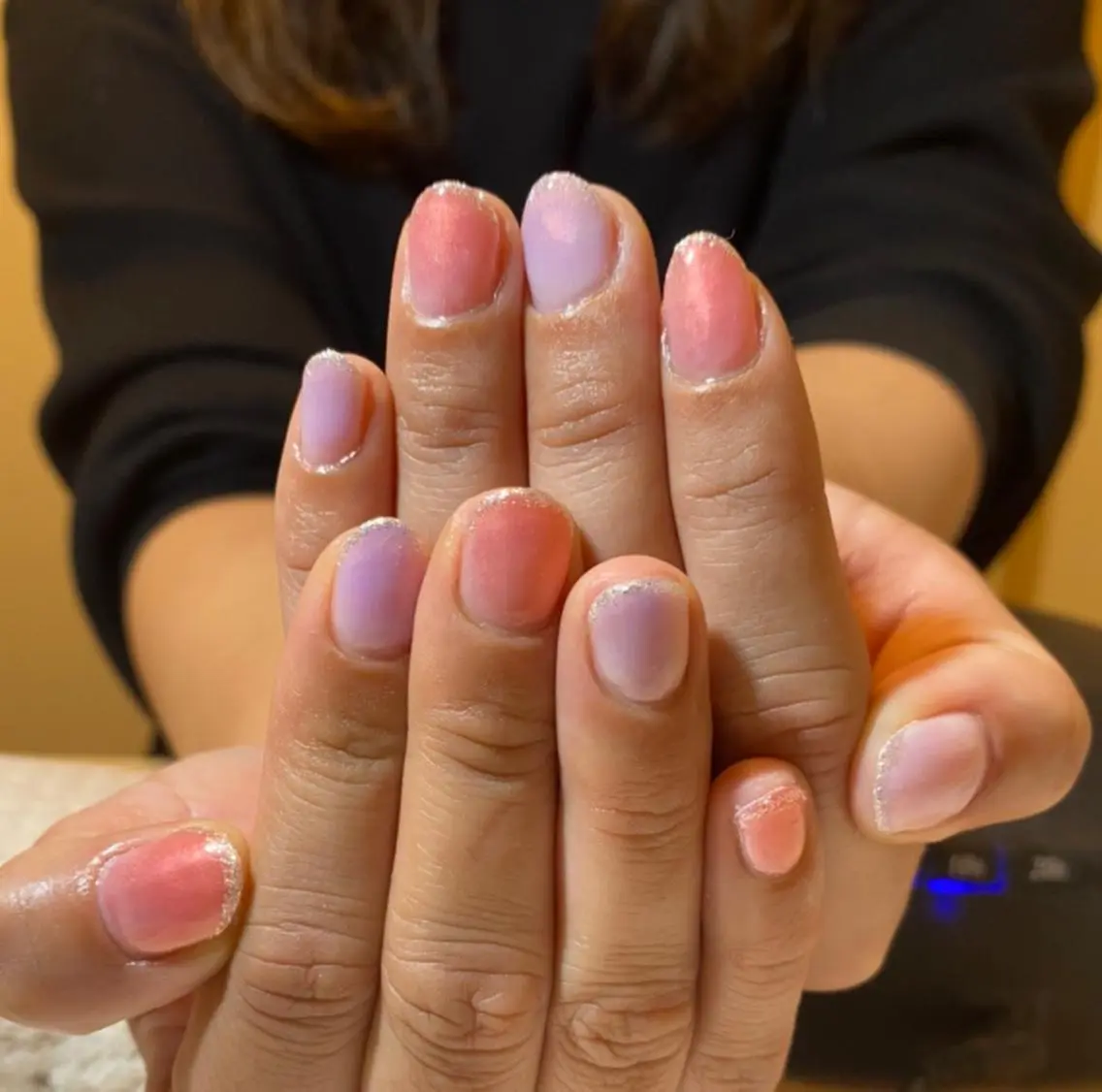 ネイル オーロラネイル 持ち込み salon. mooのマツエク・マツパデザイン