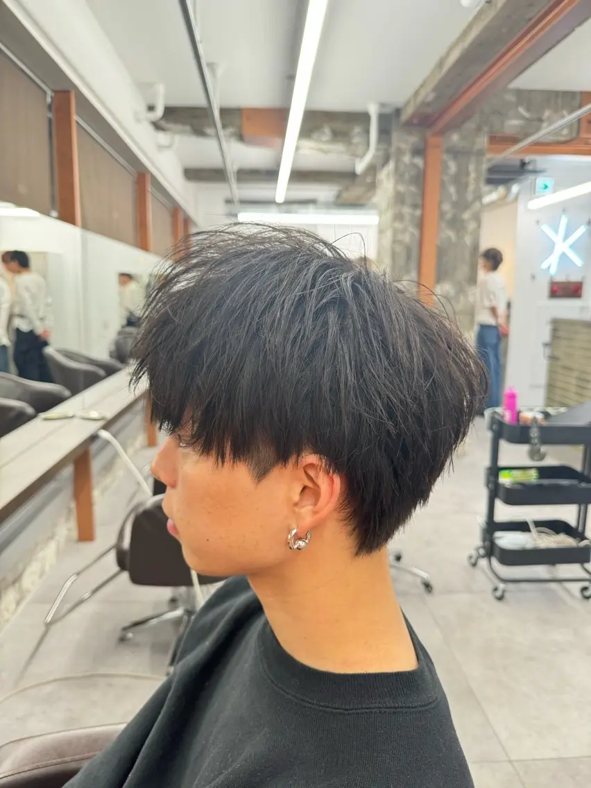 メンズ マッシュ カット 並木 政太郎のヘアスタイル