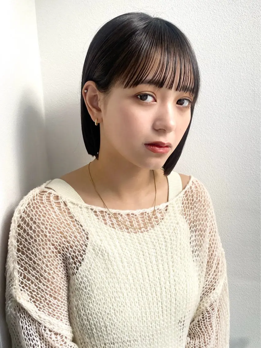 【🐏💭minimo限定💭🐏】似合わせカット+トリートメント🤎【ボブ/レイヤー/ミニモ学割/髪質改善/下北沢】の写真