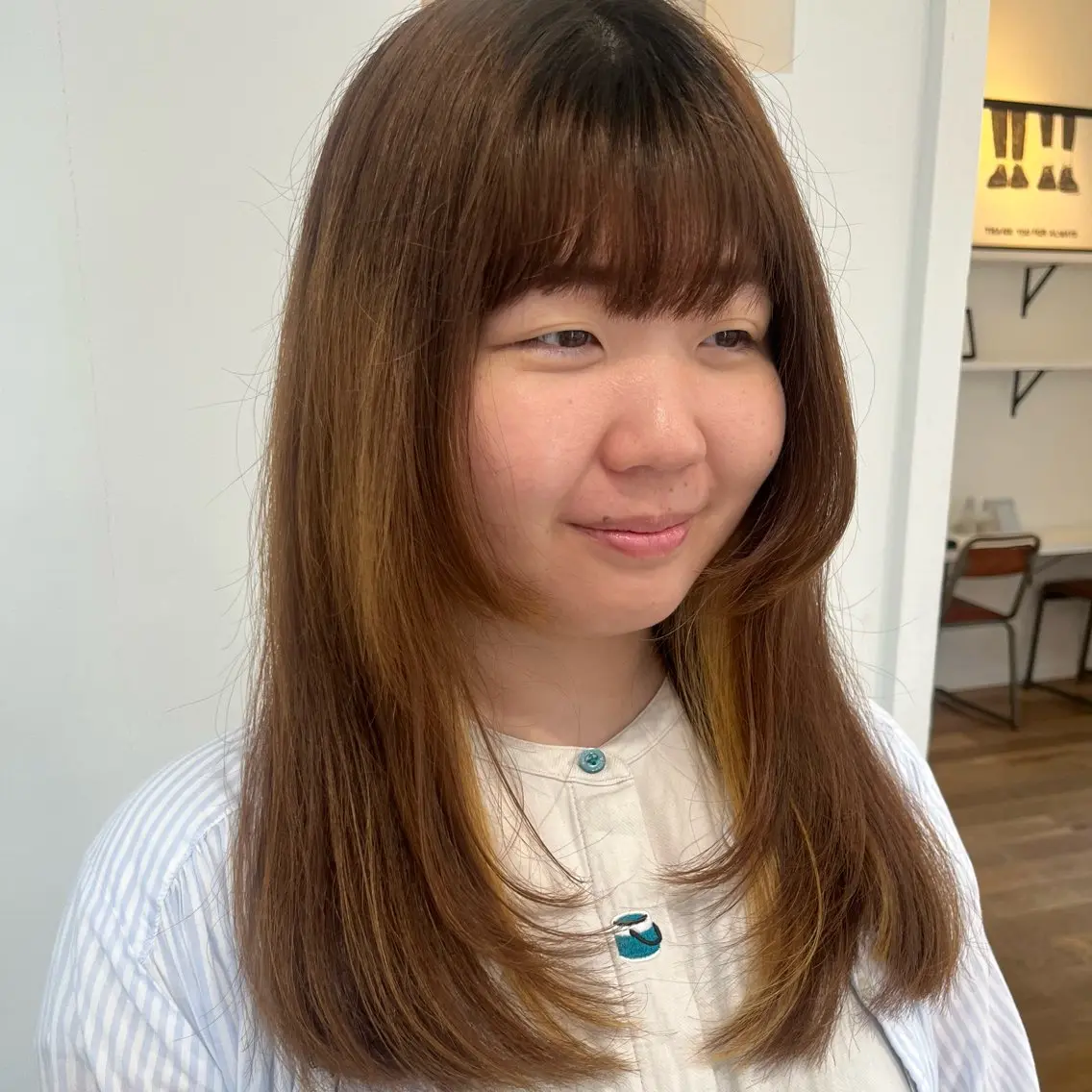 ロング カラー ヘアアレンジ ボブ 姫カット レイヤーカット ロング カット 無料カットモデル‪✨ ✂️Nanami🌷のヘアスタイル
