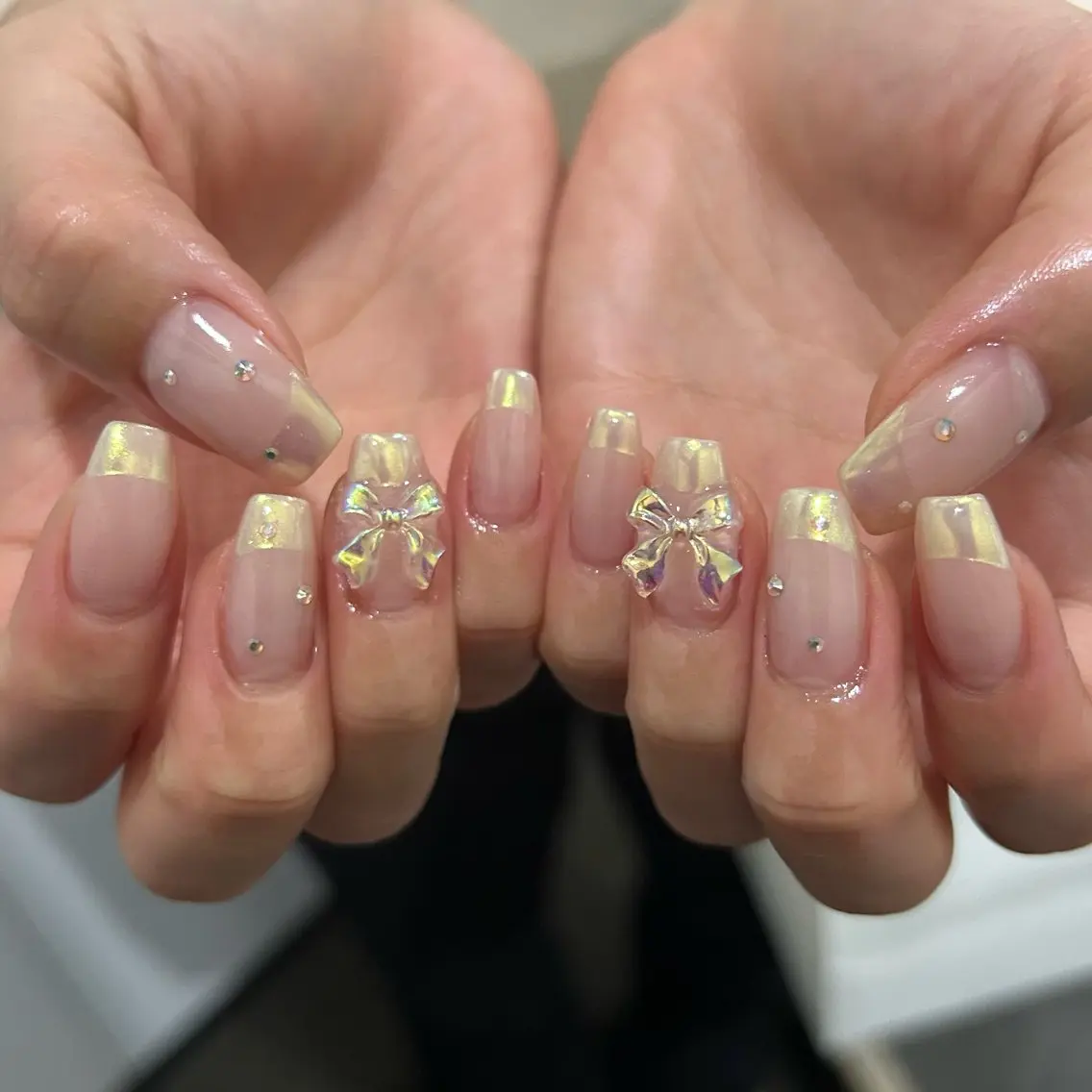 ネイル ハンドネイル パラあり！フィルイン 美フォルムのネイルデザイン