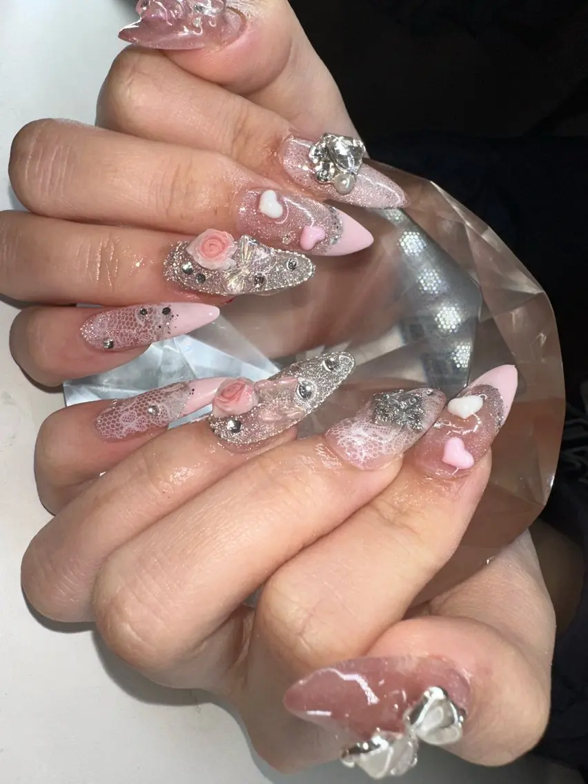 セミロング ハンドネイル YOKOSUKA NAILS💅✨のネイルデザイン