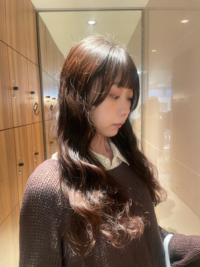 ロング パーマ カット パーマ レイヤー/縮毛矯正 🪄chihiroのヘアスタイル