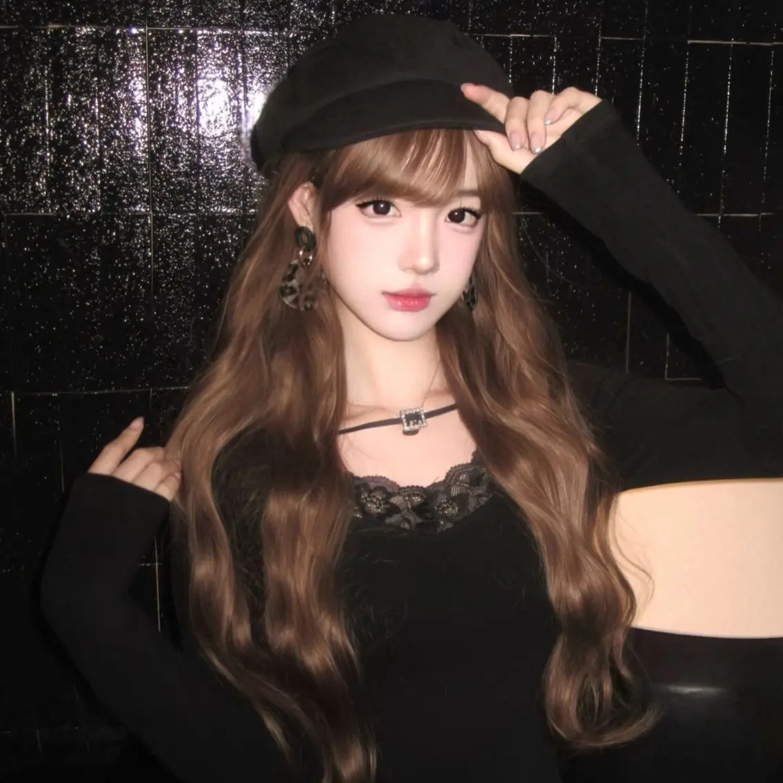 ミディアム カラー ベージュカラー ブリーチ ダブルカラー ブリーチなしカラー 小顔カット カット ヘアカラー トリートメント 表参道/ワンホンヘア SAAYA🖤のヘアスタイル