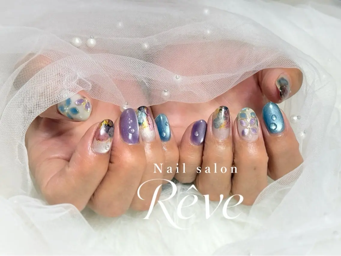 ネイル ハンドネイル Nail salon Rêveのネイルデザイン