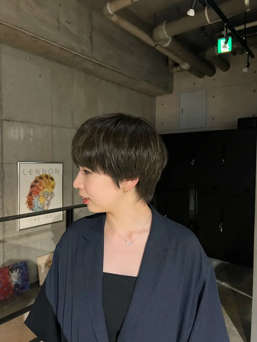 ショート ショートヘア カット AmiLi HONOKAのヘアスタイル