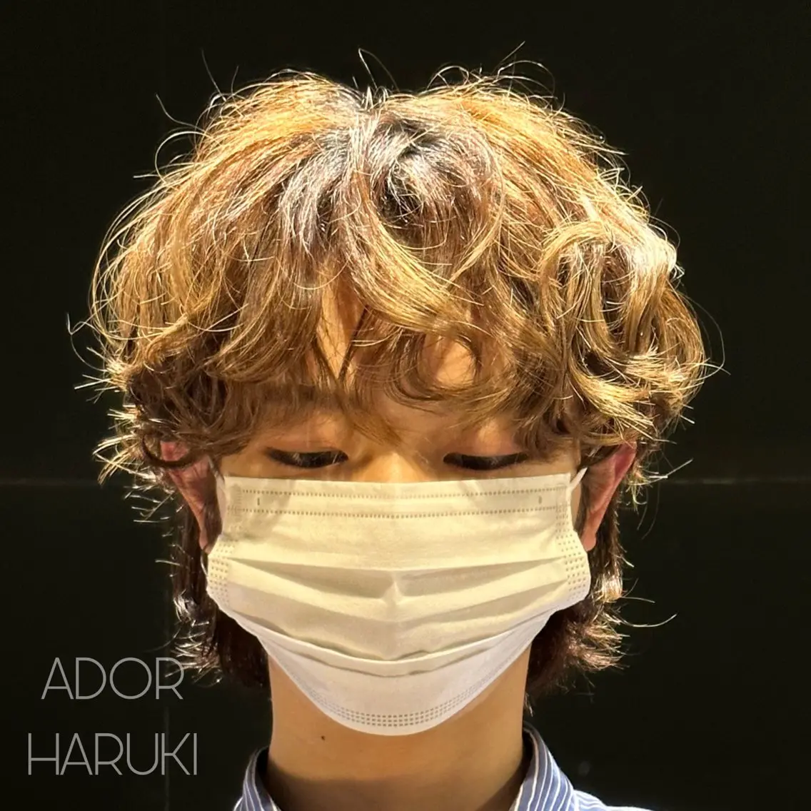 ヘアアレンジ メンズ 韓国ヘアADOR HARUKIのヘアスタイル