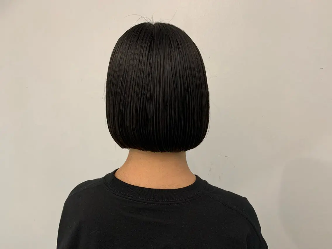 ショート ボブ 縮毛矯正 カット 縮毛矯正 トリートメント Lit. RINAのヘアスタイル