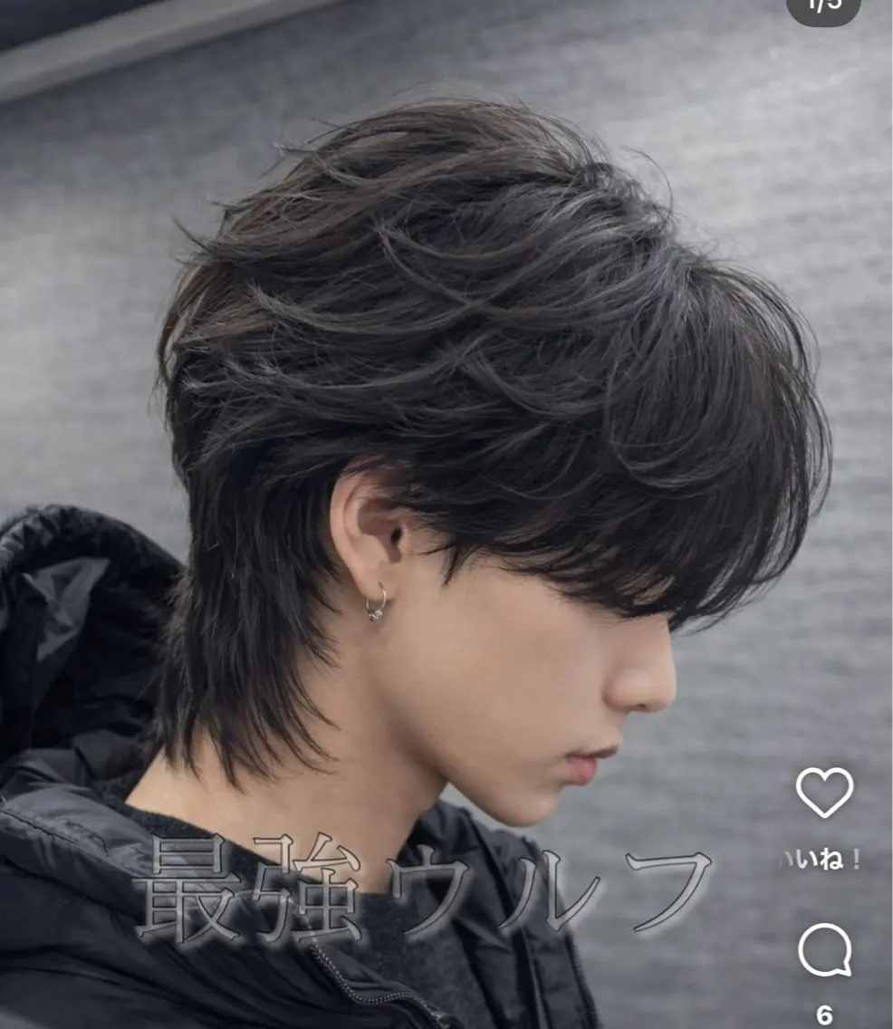 メンズ メンズ韓国風 XIA AIMIのヘアスタイル
