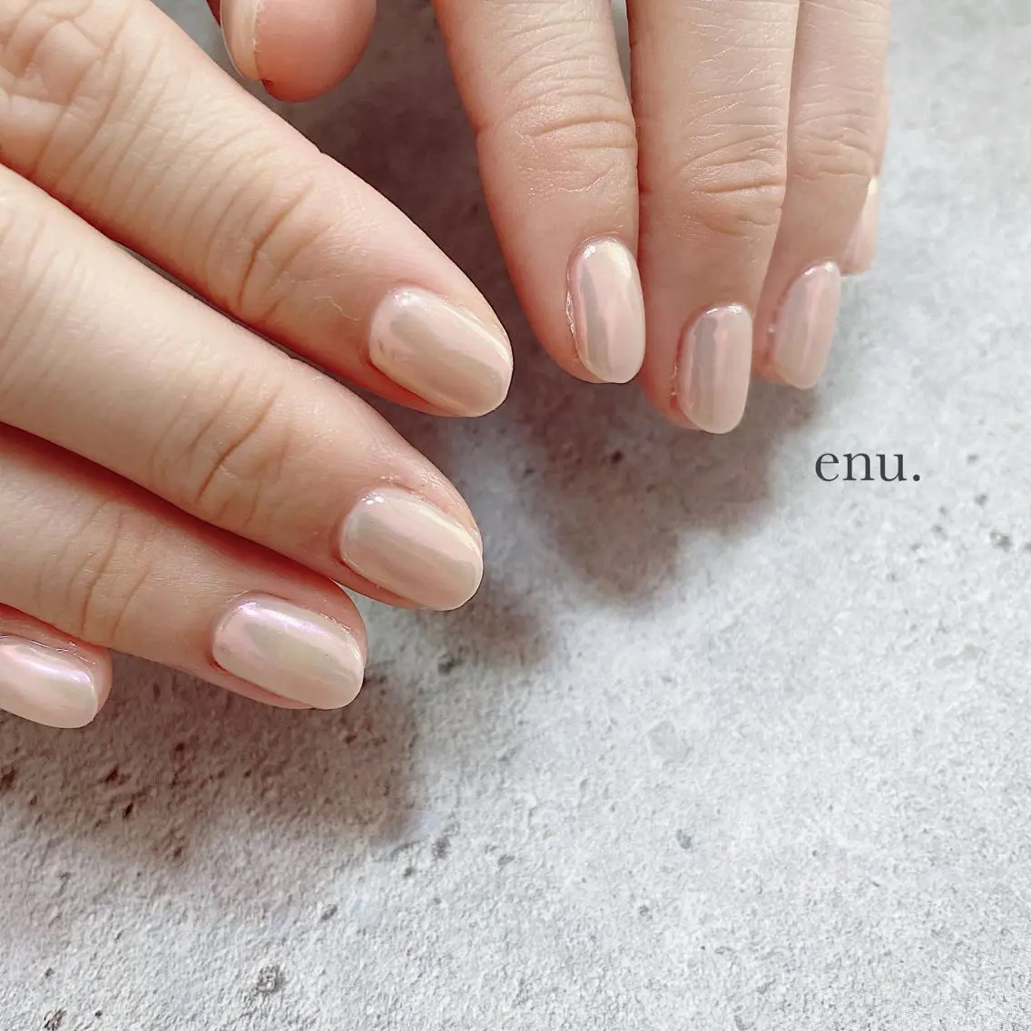 ネイル ミラーネイル enu. nanakoのネイルデザイン